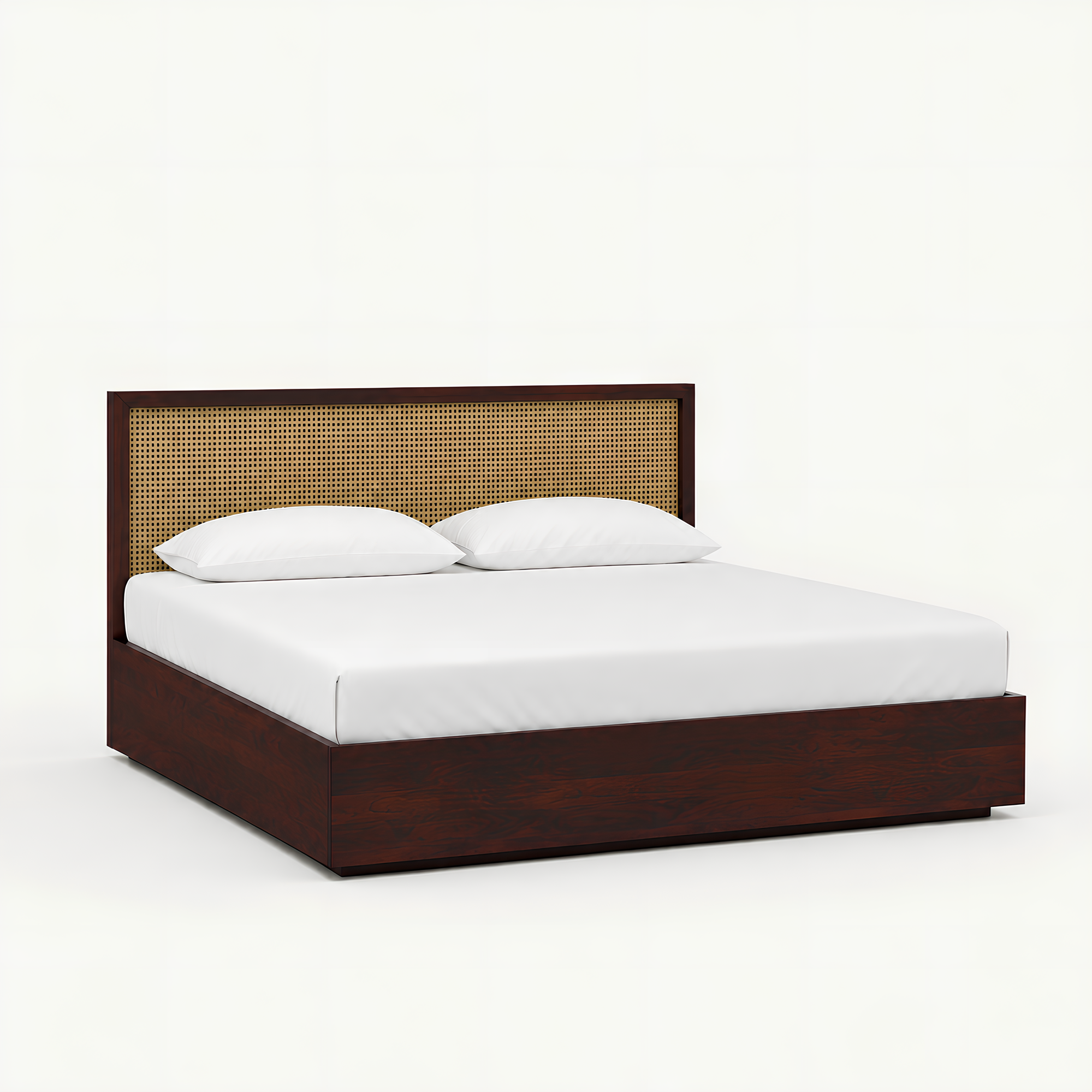 July Solid Wood Hydraulic Storage Bed