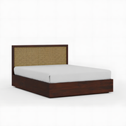 July Solid Wood Hydraulic Storage Bed