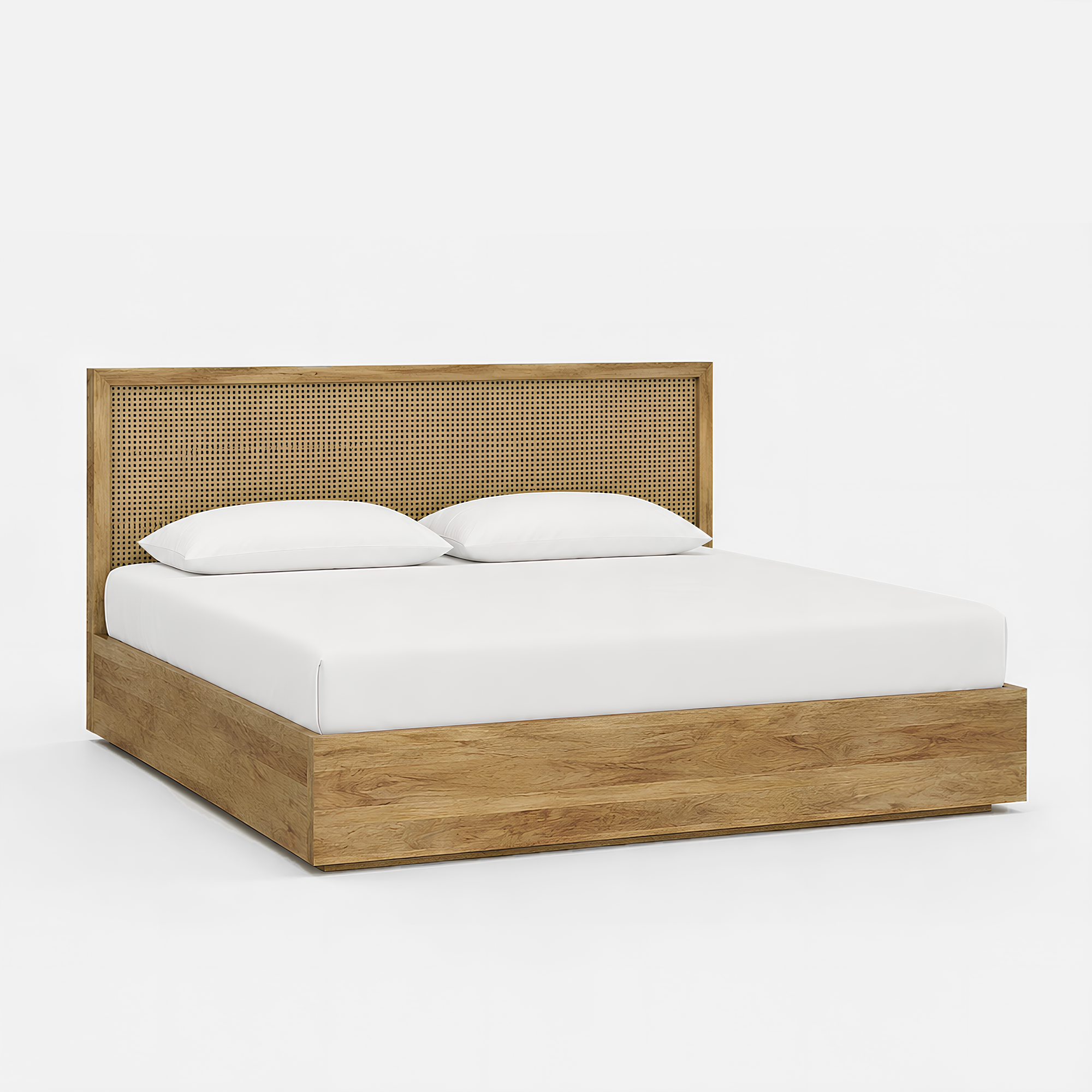 July Solid Wood Hydraulic Storage Bed