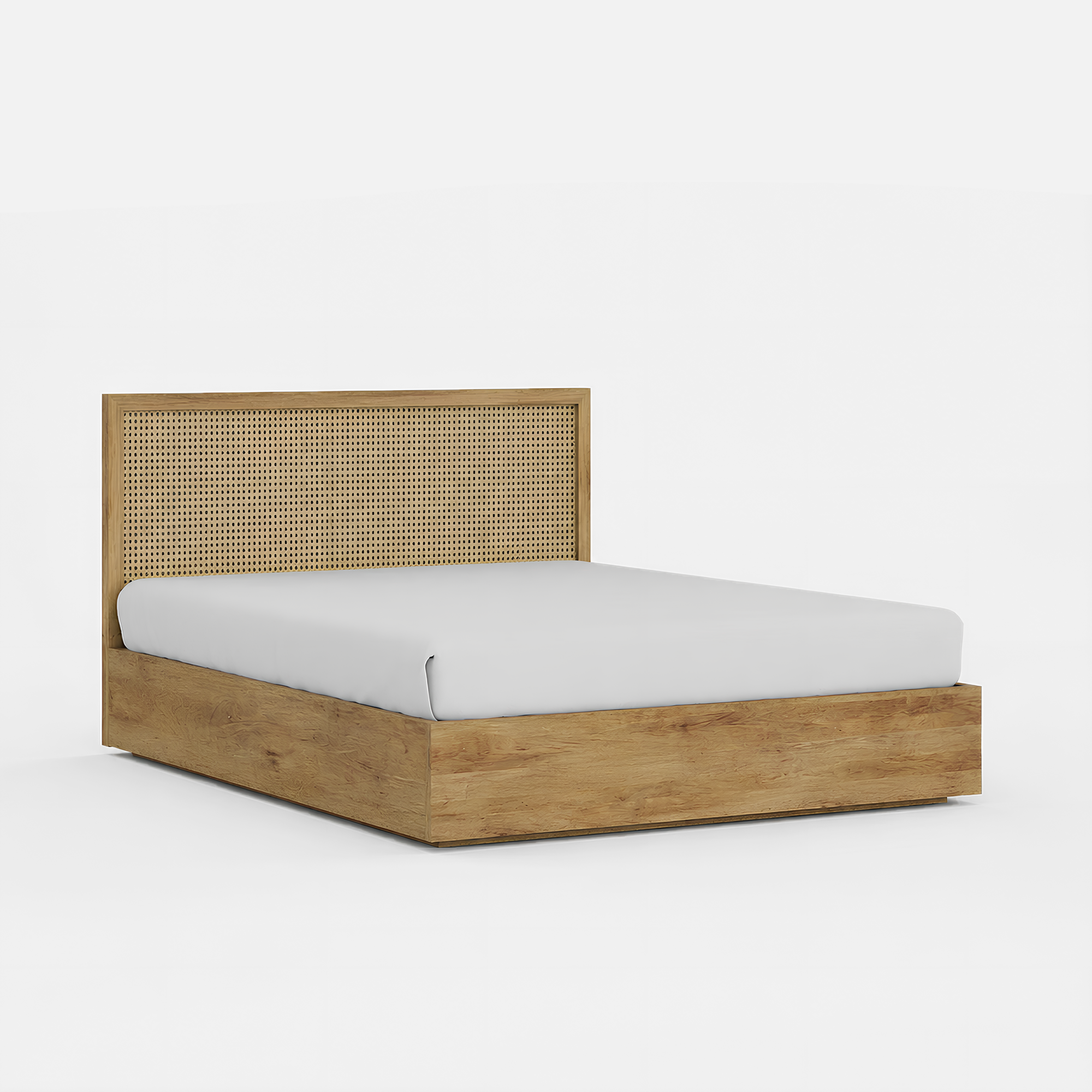 July Solid Wood Hydraulic Storage Bed
