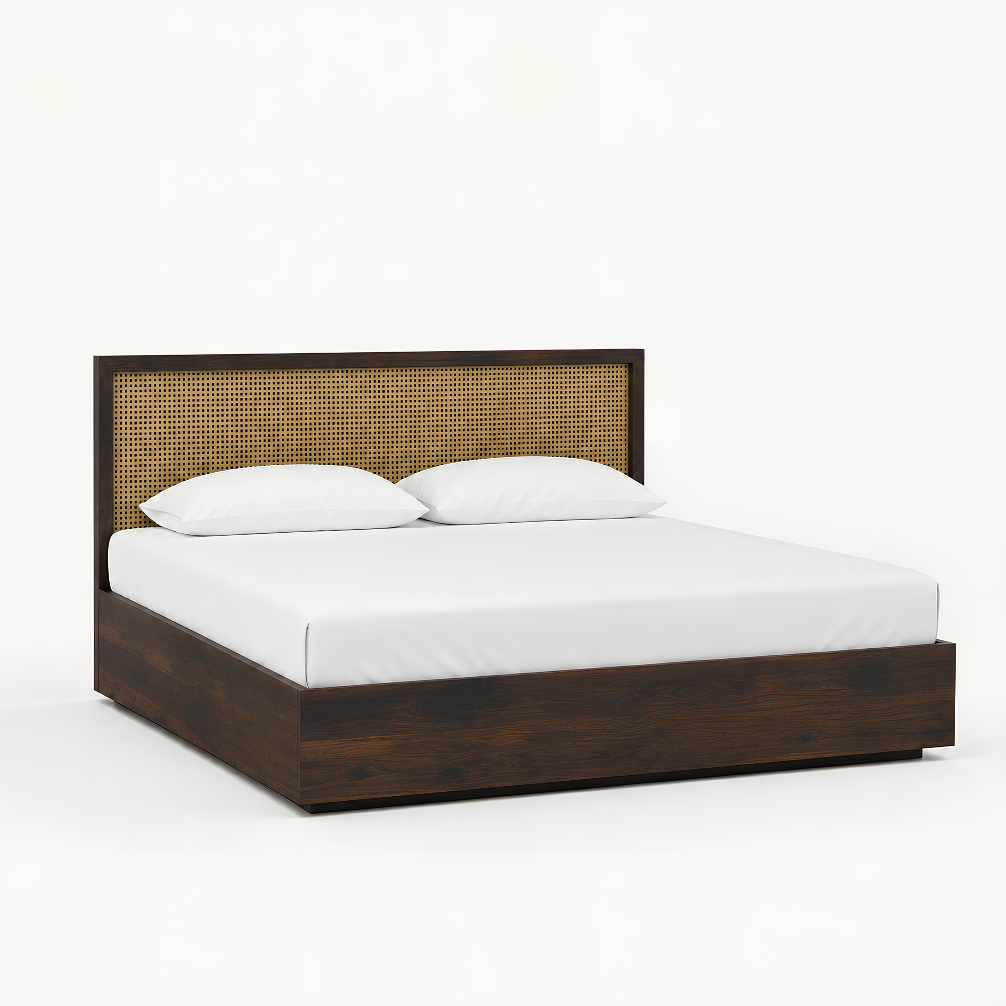 July Solid Wood Hydraulic Storage Bed