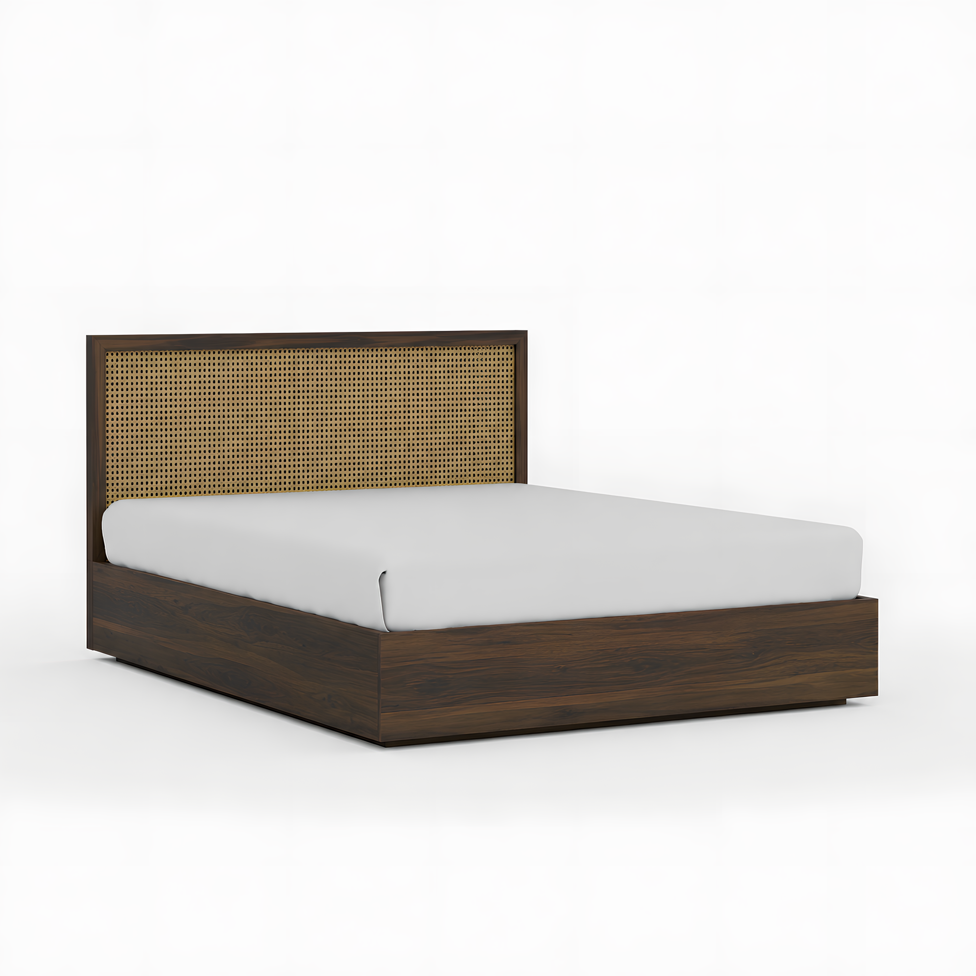 July Solid Wood Hydraulic Storage Bed