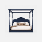 Kelsey Canopy Four-Poster Bed with Distinctive Carved Design