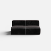 Kim Modular Right Arm 4 Seater Sofa with Ottoman - Crafts Mill Bespoke Furniture - Modular sectional sofas