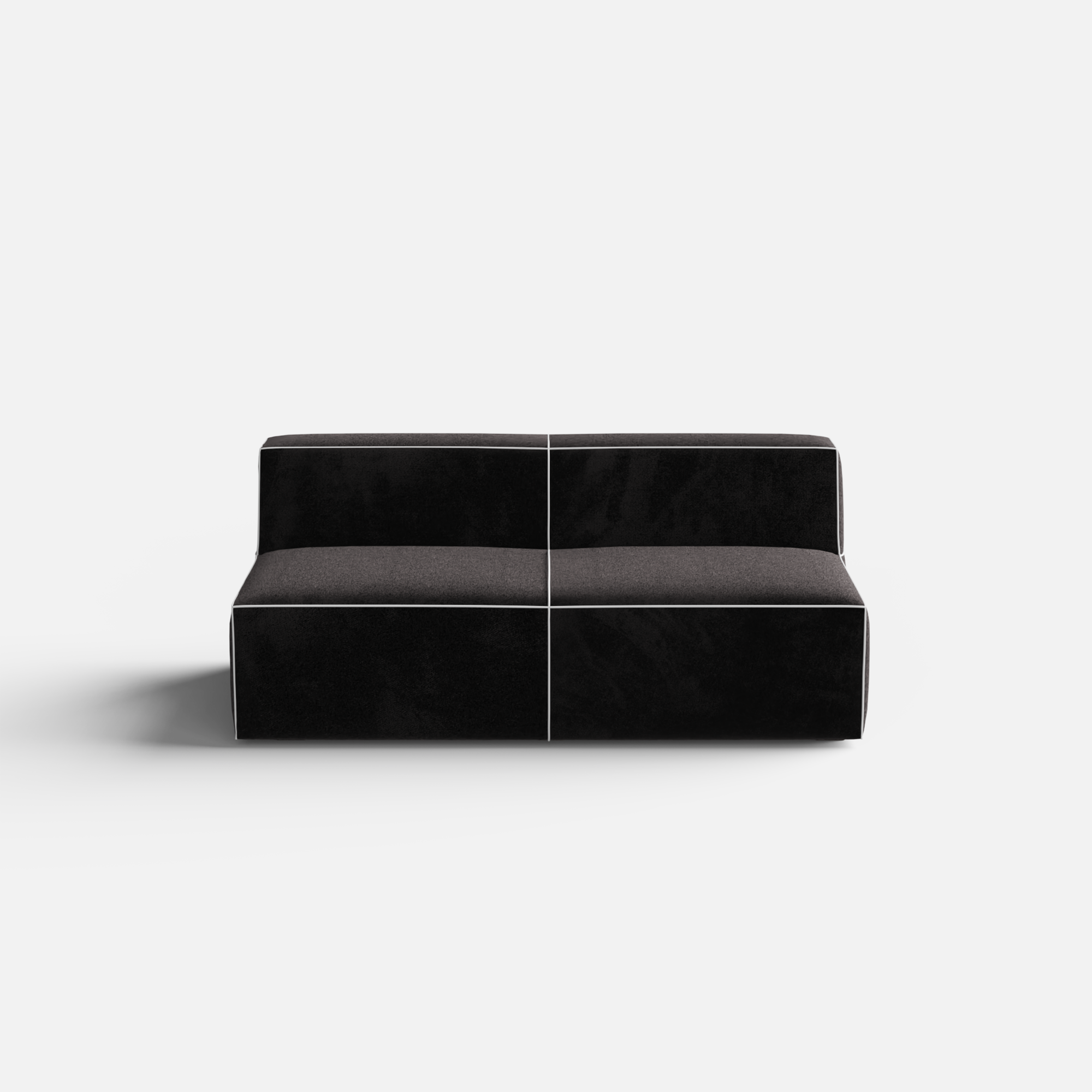 Kim Modular Right Arm 4 Seater Sofa with Ottoman - Crafts Mill Bespoke Furniture - Modular sectional sofas