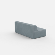 Kim Modular Right Arm 7 Seater Sofa With Ottoman - 128" | 107" Left Chaise