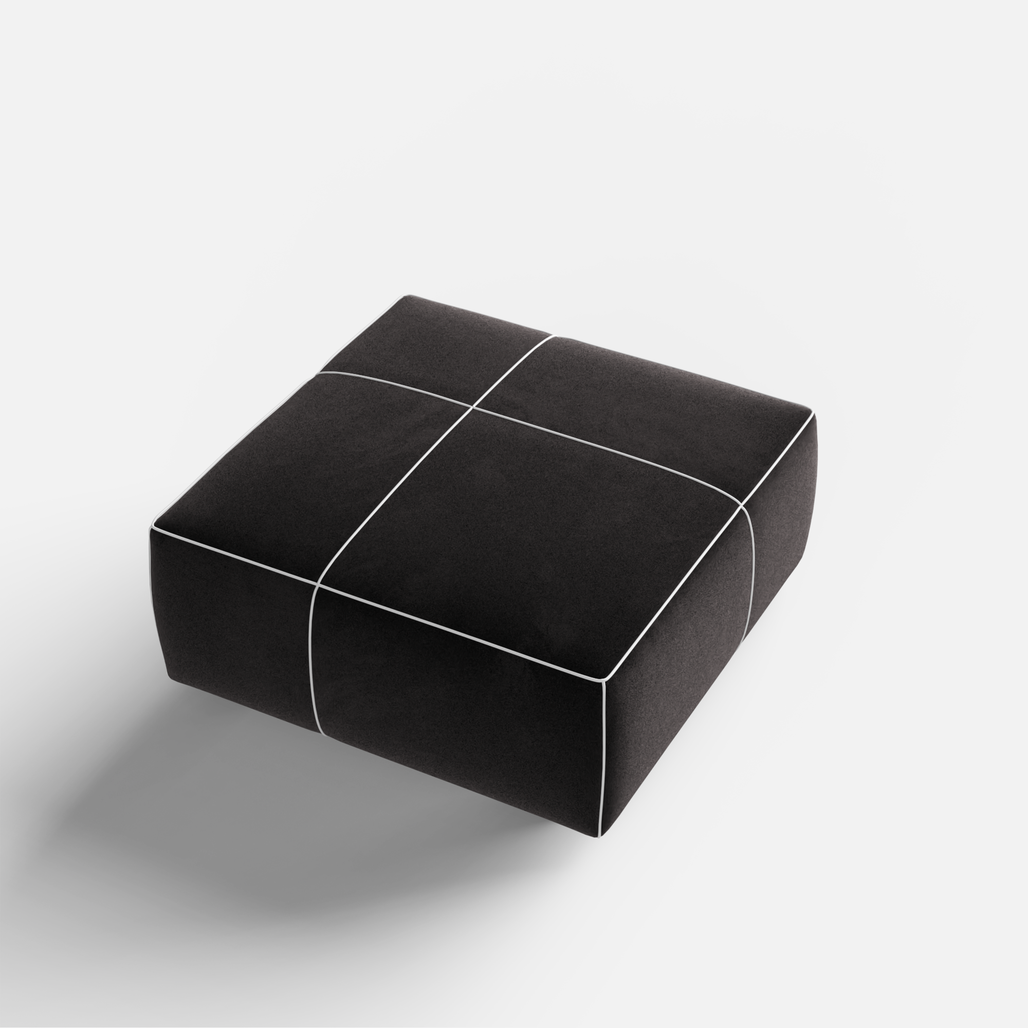 Kim Modular Right Arm 4 Seater Sofa with Ottoman - Crafts Mill Bespoke Furniture - Modular sectional sofas