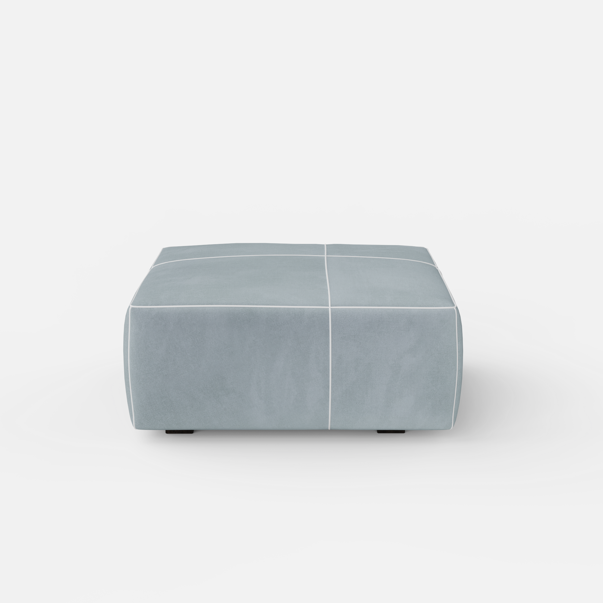 Kim Modular Right Arm 7 Seater Sofa With Ottoman - 128" | 107" Left Chaise