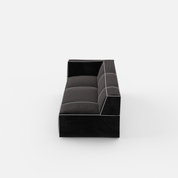 Kim Modular Right Arm 4 Seater Sofa with Ottoman - Crafts Mill Bespoke Furniture - Modular sectional sofas