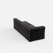 Kim Modular Right Arm 4 Seater Sofa with Ottoman - Crafts Mill Bespoke Furniture - Modular sectional sofas