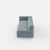 Kim Modular Right Arm 7 Seater Sofa With Ottoman - 128" | 107" Left Chaise