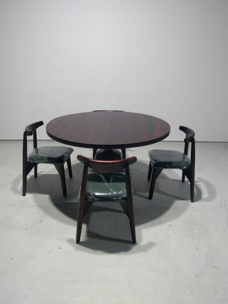 Yukon Luxury Dining Table Sheesham 139cm Dia X 76H