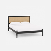 Lowen Spindle Cane Bed Frame