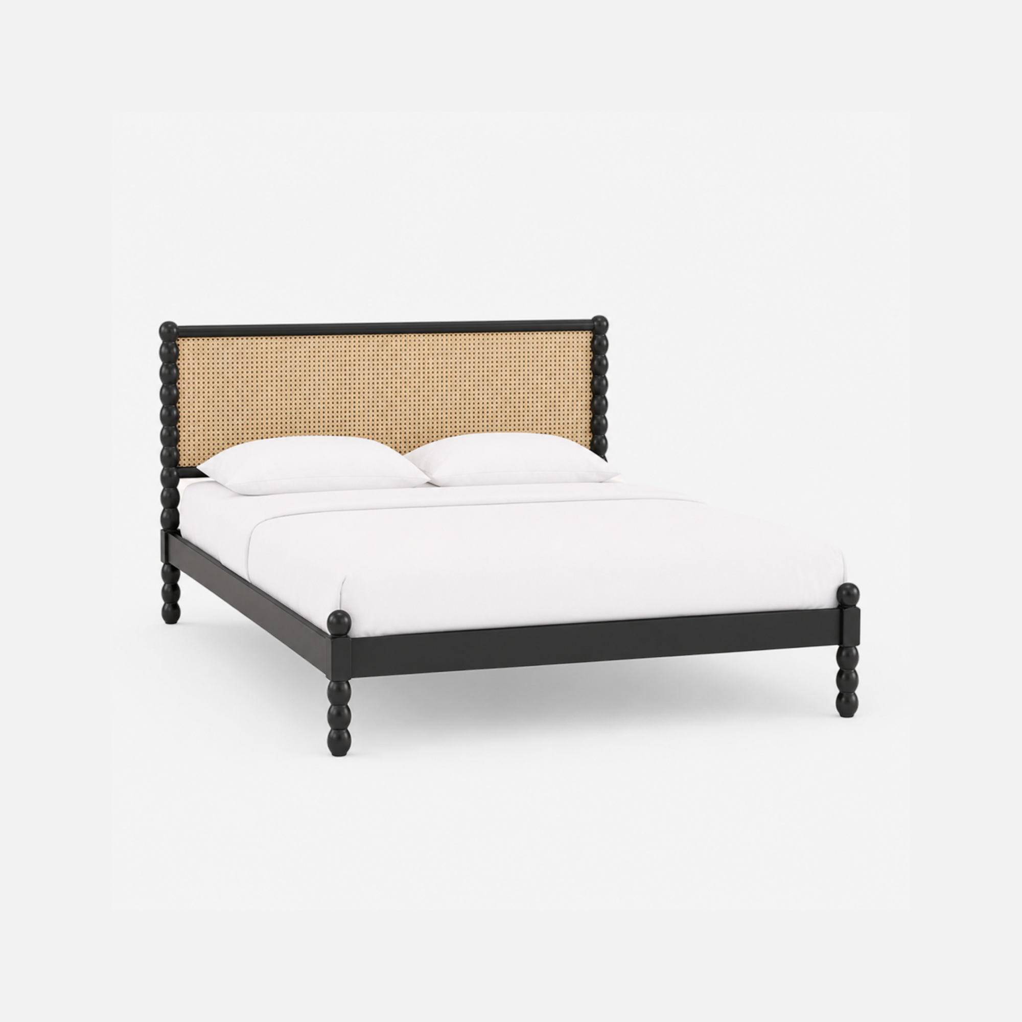 Lowen Spindle Cane Bed Frame