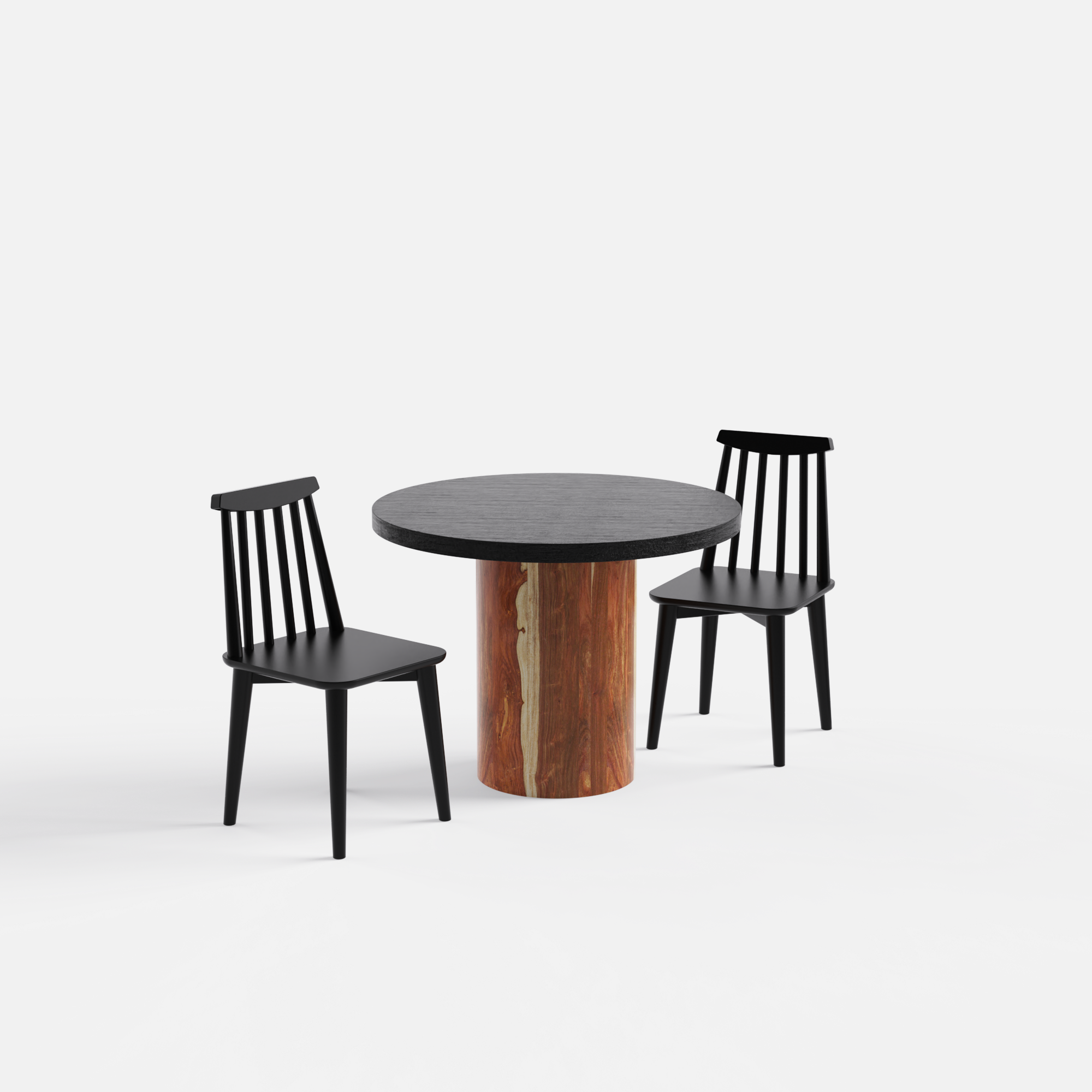 Luis-Polly-dining-set-100cm-dia-black-textured-top-natural-leg-table-2-chairs-black-on-sheesham-V2.png