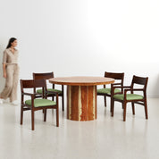 Luis-Kiyomi Dining Table Set - 2, 4 & 6 Seater/ All sizes