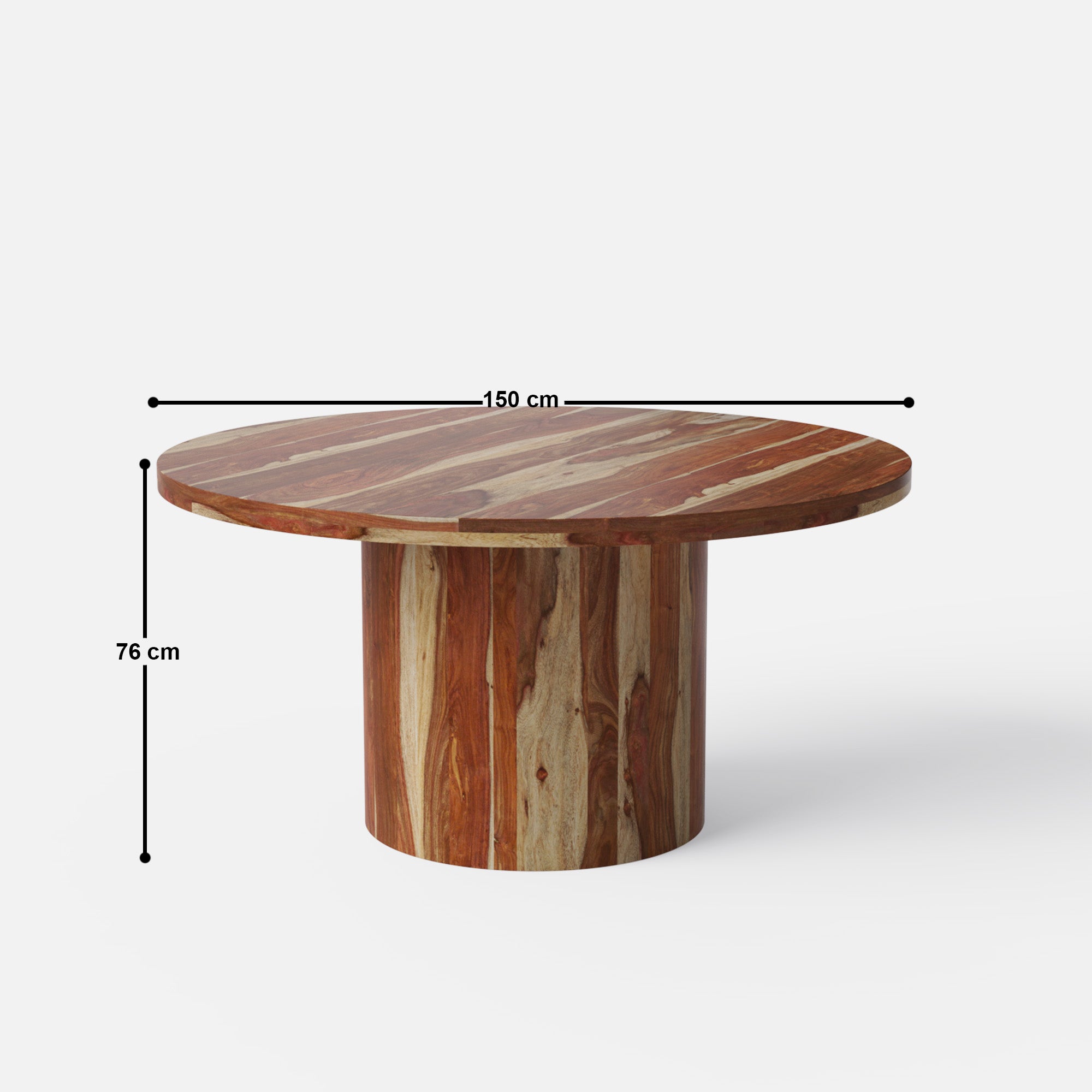 Luis-Kiyomi Dining Table Set - 2, 4 & 6 Seater/ All sizes - Crafts Mill Bespoke Furniture - Dining
