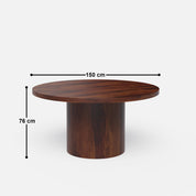 Luis-Middleton Dining Table Set - 2, 4 & 6 Seater/ All sizes - Crafts Mill Bespoke Furniture - Dining