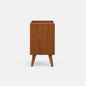 Luna Natural Wood Nightstand with Three Drawers