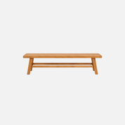 Luna Rustic Mango Wood Bench - Natural Finish