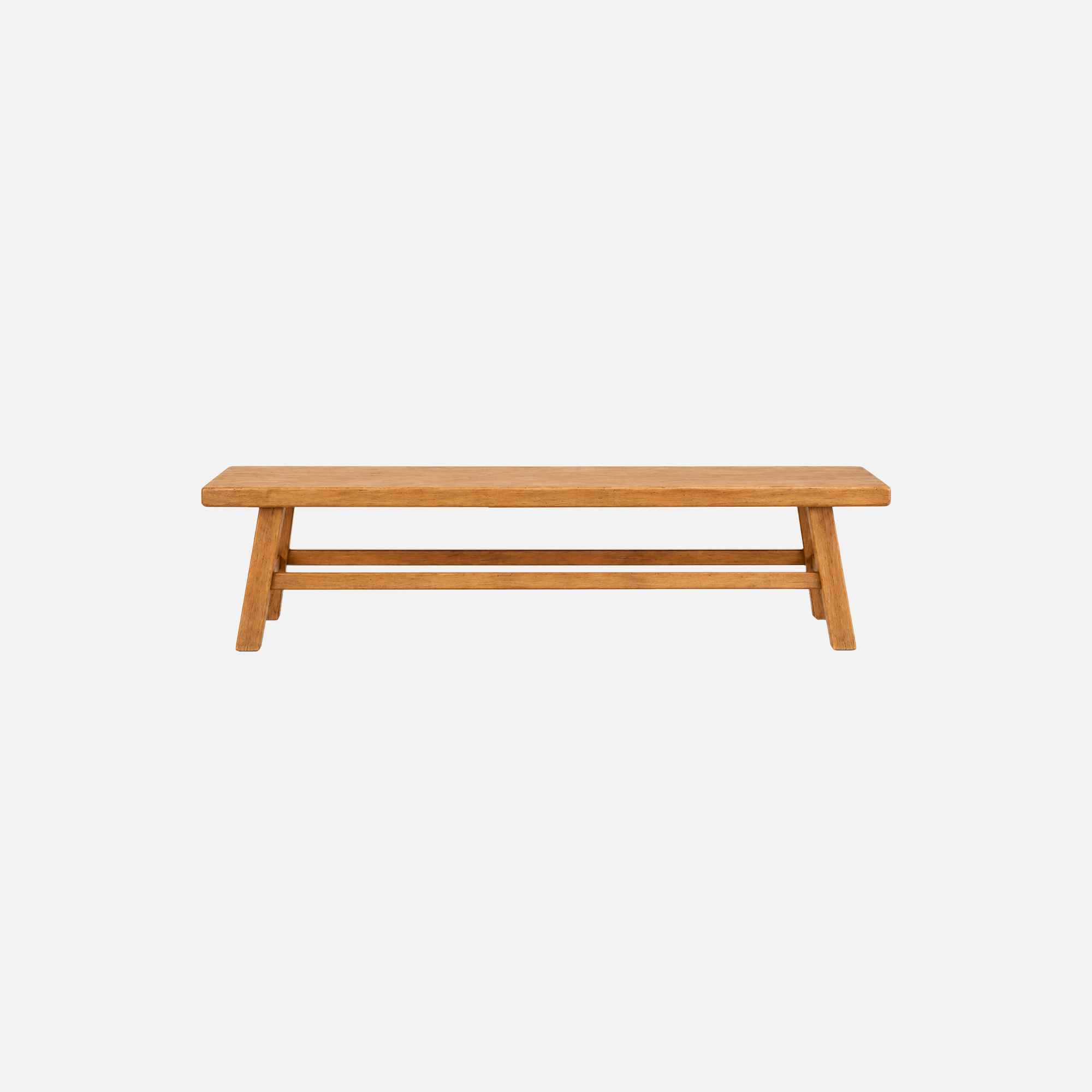 Luna Rustic Mango Wood Bench - Natural Finish