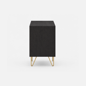 Luxe Linear Sideboard with Gold Accents and Hairpin Legs