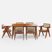 Maltby-Pierre Dining Table Set- 4 & 6 Seater/ All sizes - Crafts Mill Bespoke Furniture - Dining