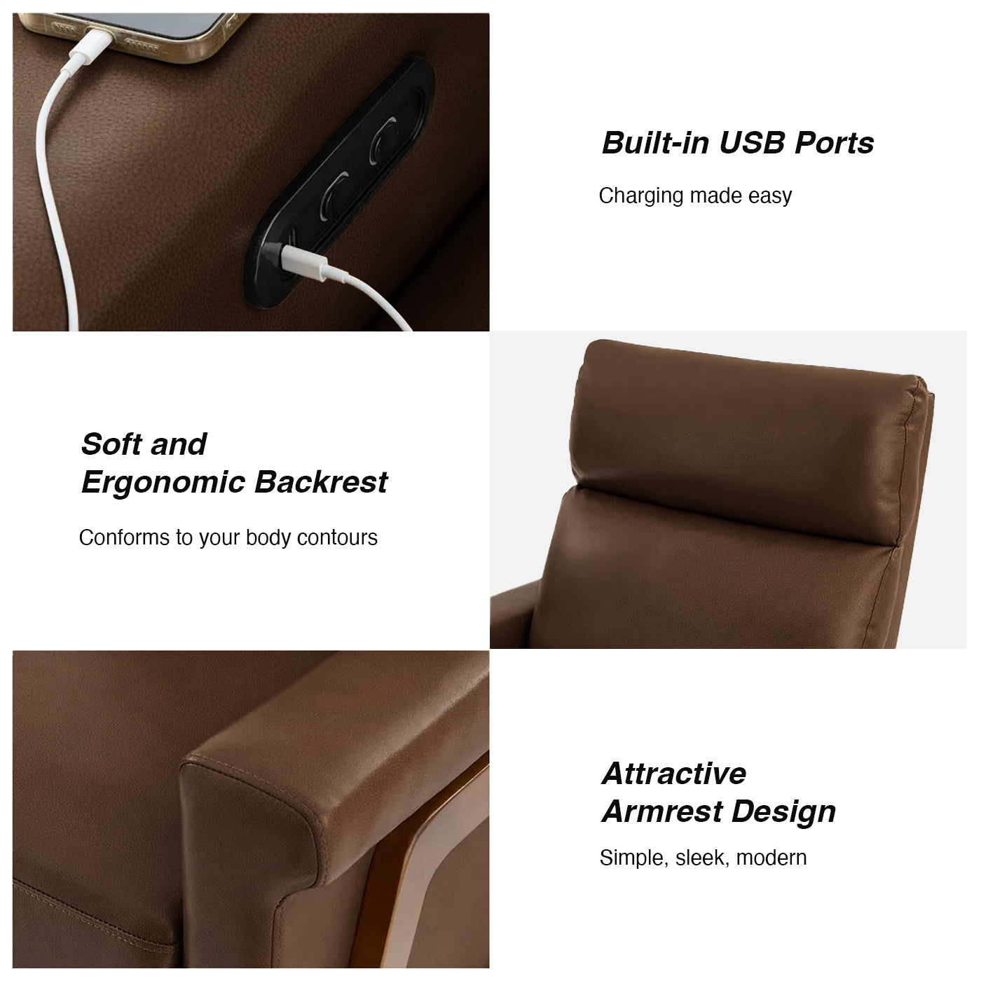 Margot Stylish Motorised Recliner - Crafts Mill Bespoke Furniture - Sofas & Accent Chairs