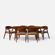 Maya Amelia Luxury Upholstered Dining Table Set - 4 & 6 seater/ All sizes