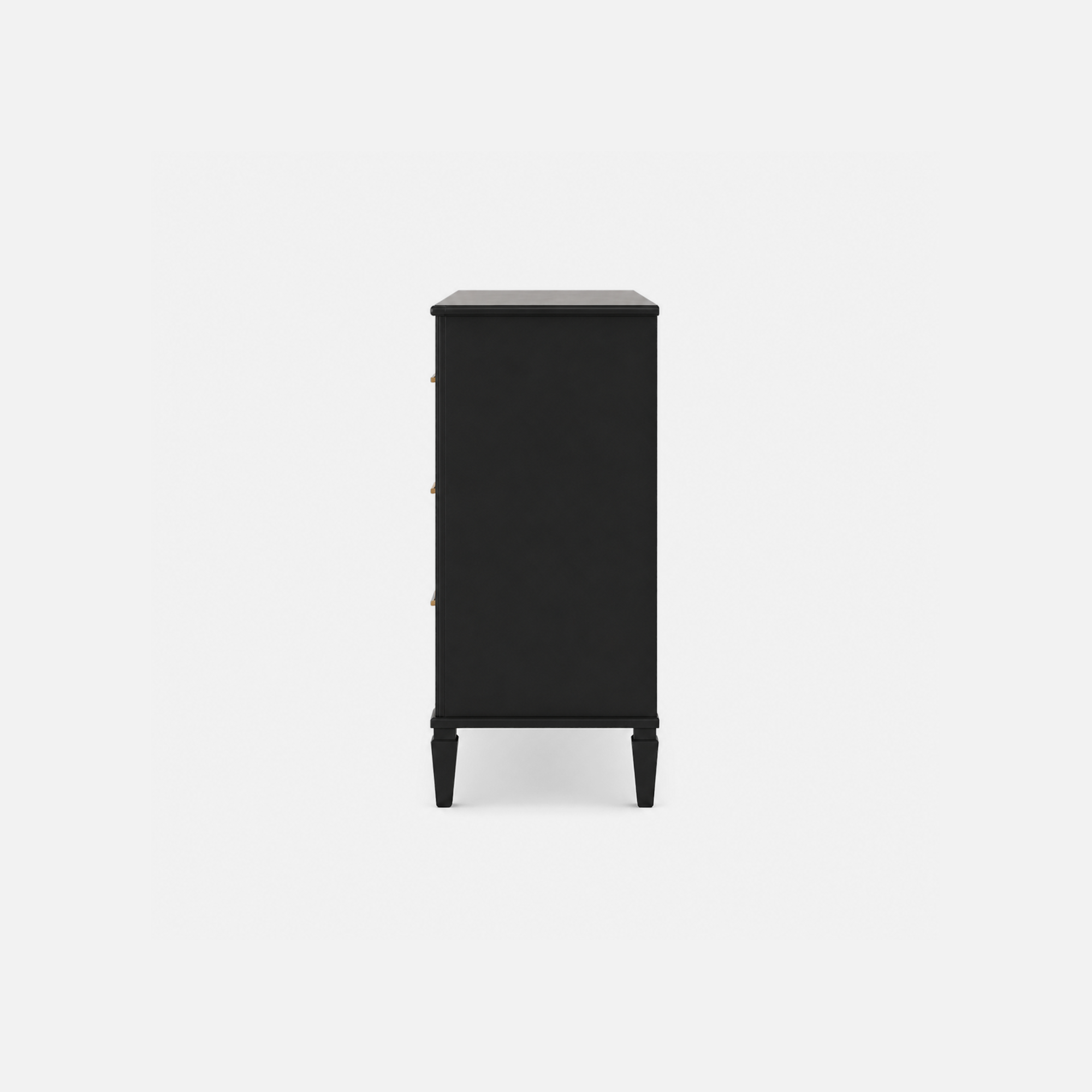 Midnight Grove Black Nine-Drawer Dresser