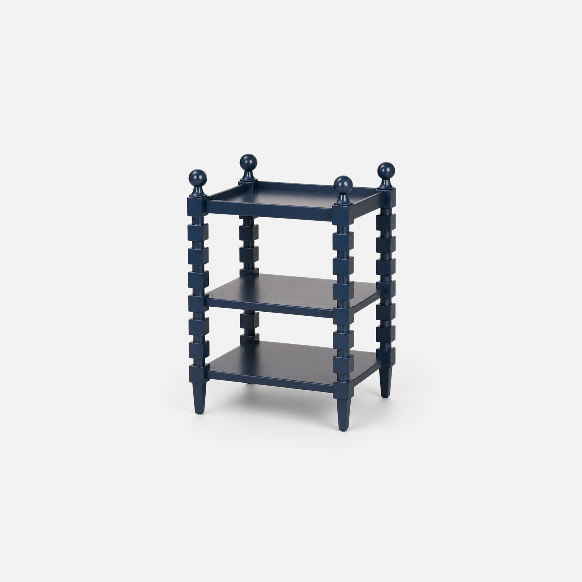 Navy Cube Accent Shelving Unit