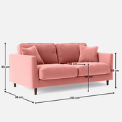 Nord Large 2.5 Seater Sofa - 72" - Crafts Mill Bespoke Furniture - Sofas & Accent Chairs