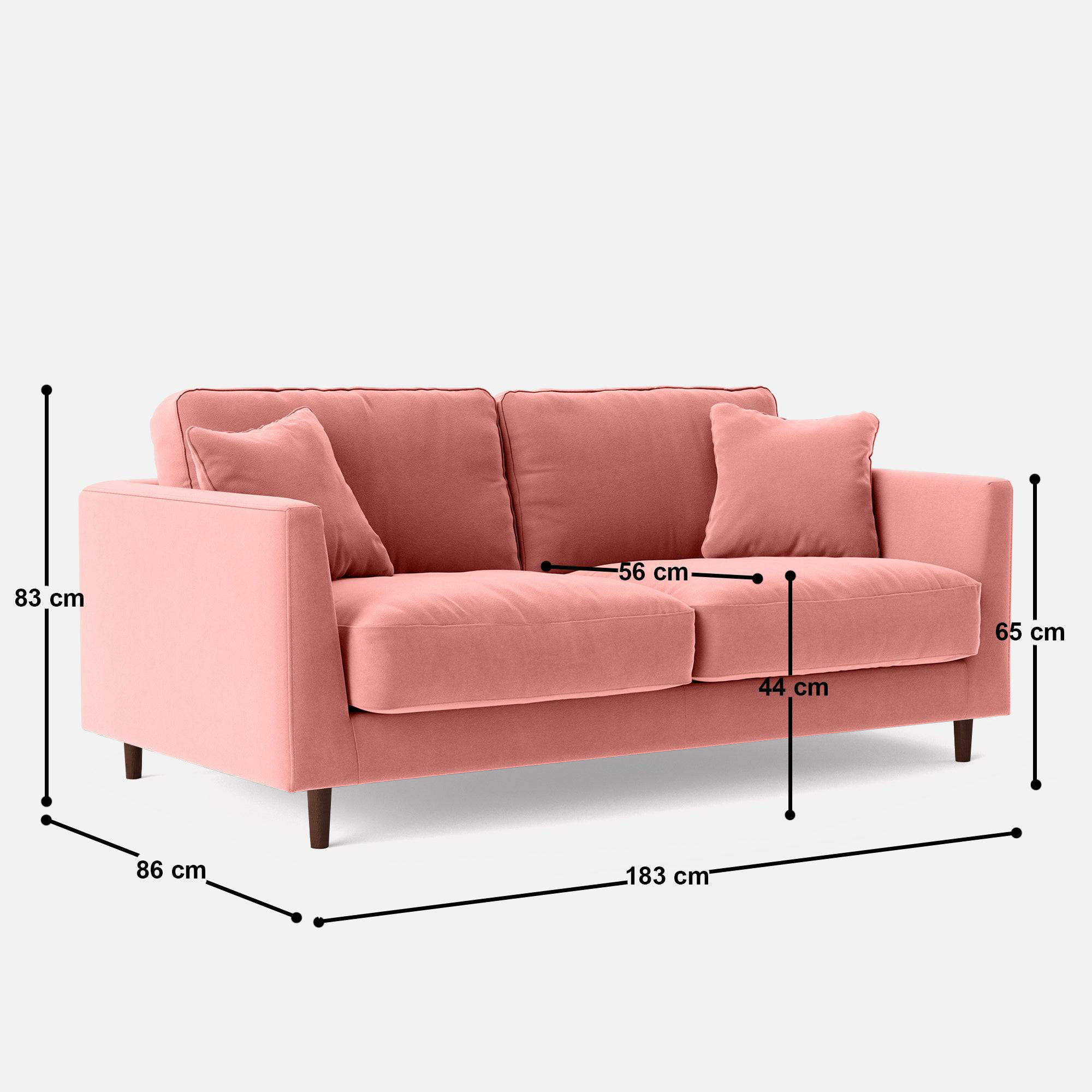 Nord Large 2.5 Seater Sofa - 72" - Crafts Mill Bespoke Furniture - Sofas & Accent Chairs
