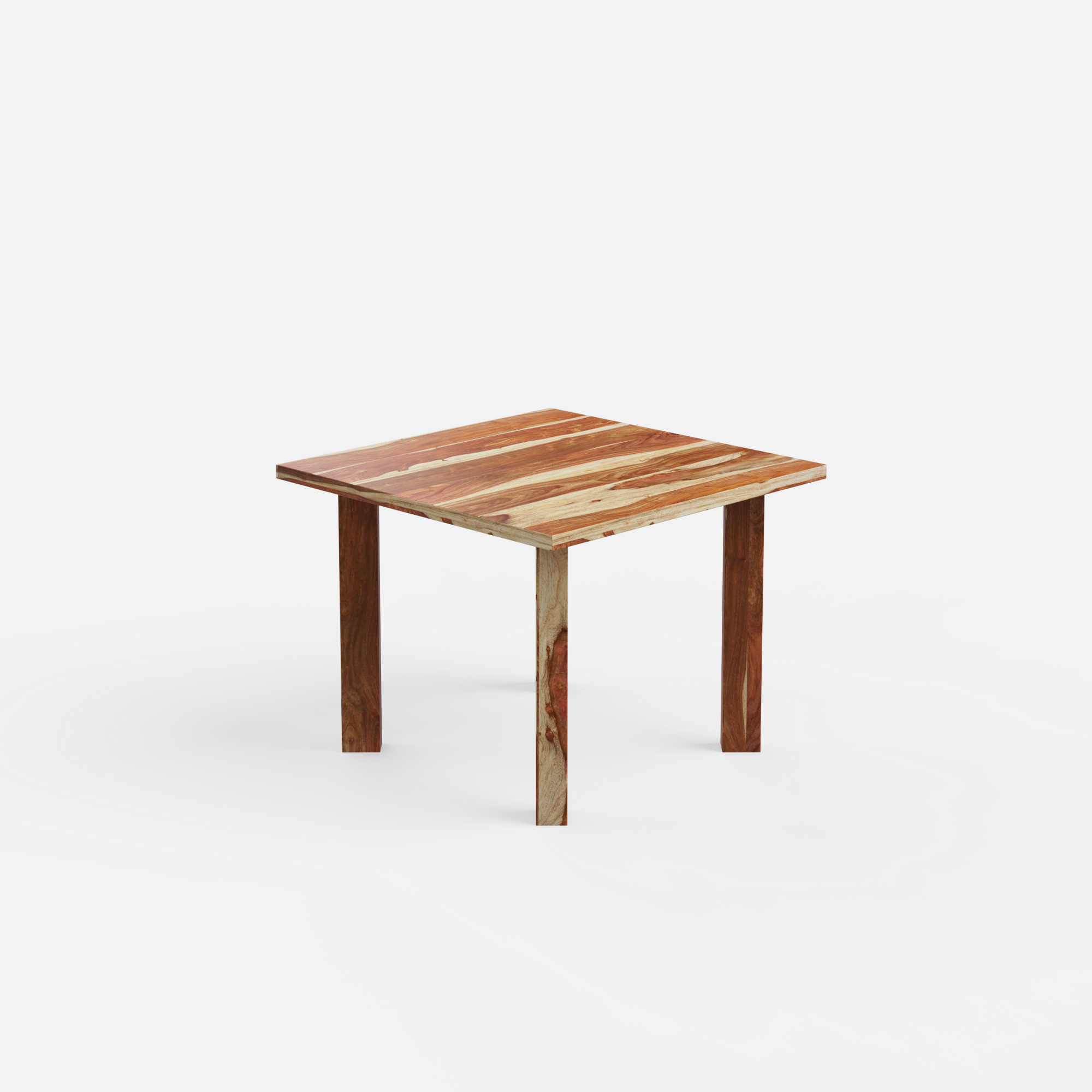 Owen Luxury Dining Table - 4 Seater - 100 cm x 100 cm x 76 cm - Sheesham