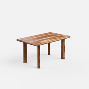Owen Luxury Dining Table - 6 Seater - 150 cm x 90 cm x 76 cm - Sheesham