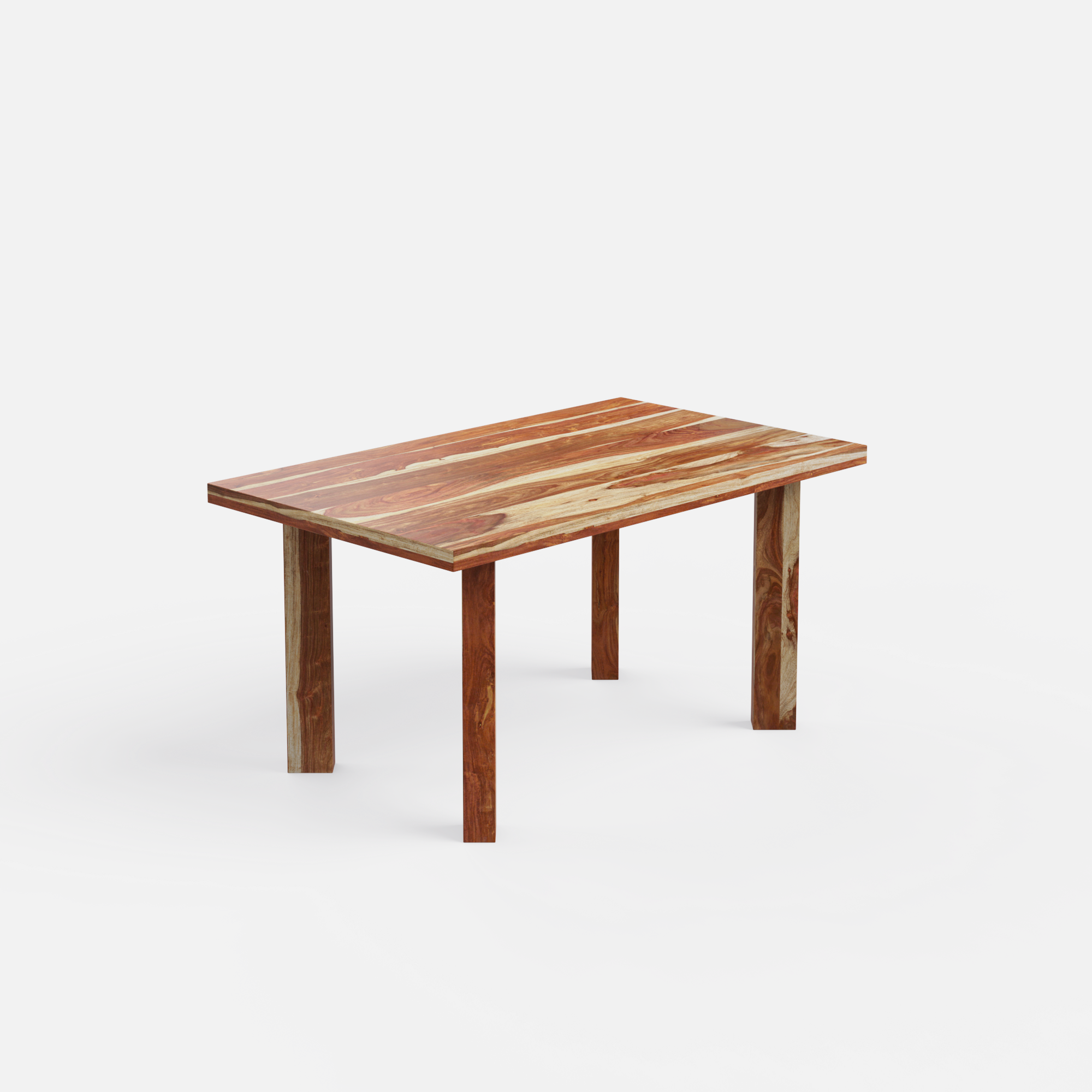 Owen Luxury Dining Table - 6 Seater - 150 cm x 90 cm x 76 cm - Sheesham
