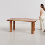 Owen Luxury Dining Table - Large 6 Seater - 175 cm x 90 cm x 76 cm - Sheesham