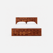 Premium Sheesham Wood Storage Bed
