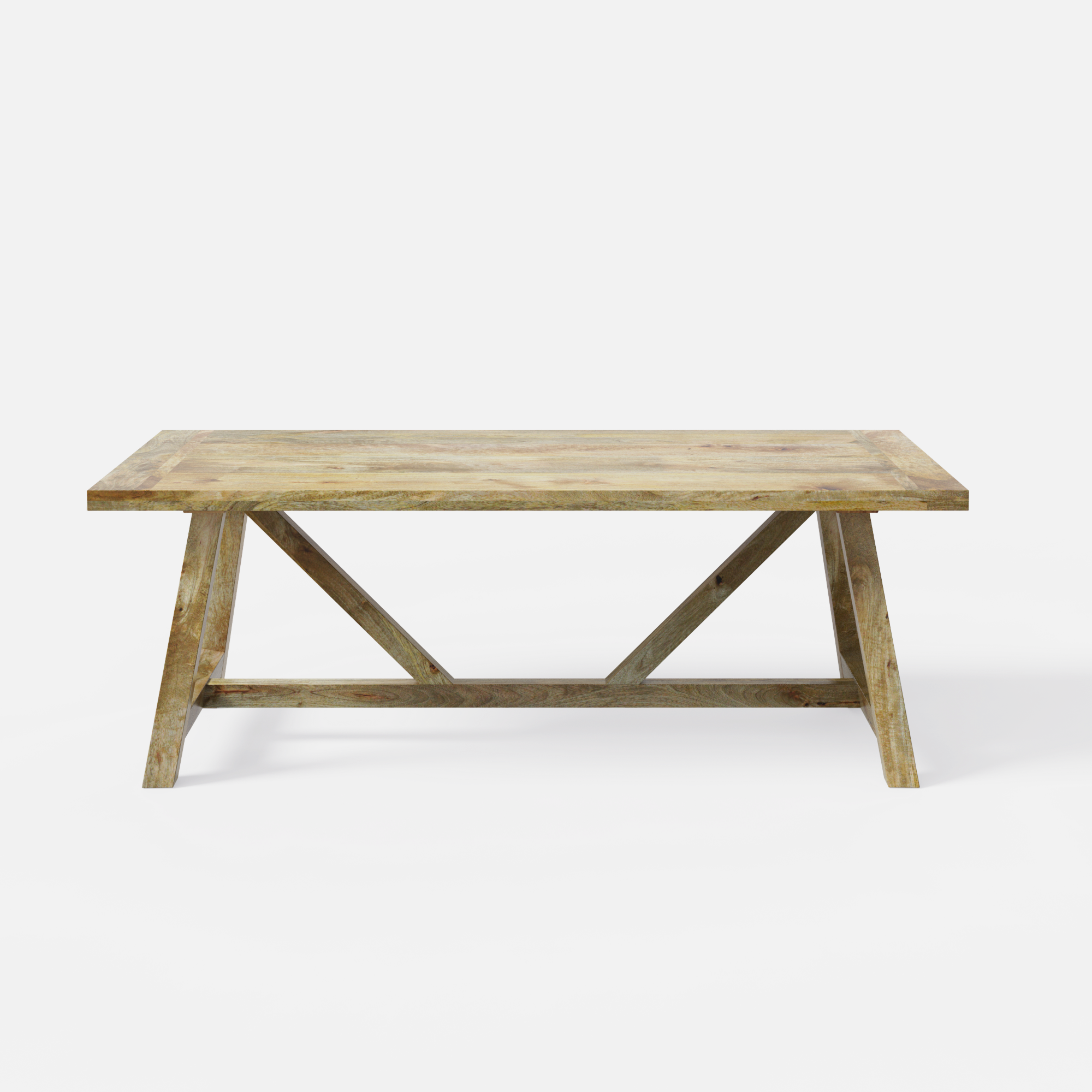 Ranch Luxury Dining Table - 8 Seater - 210 cm x 100 cm x 76 cm - Mango