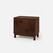 Ripple 3-Drawer Chest with Textured Drawer Fronts