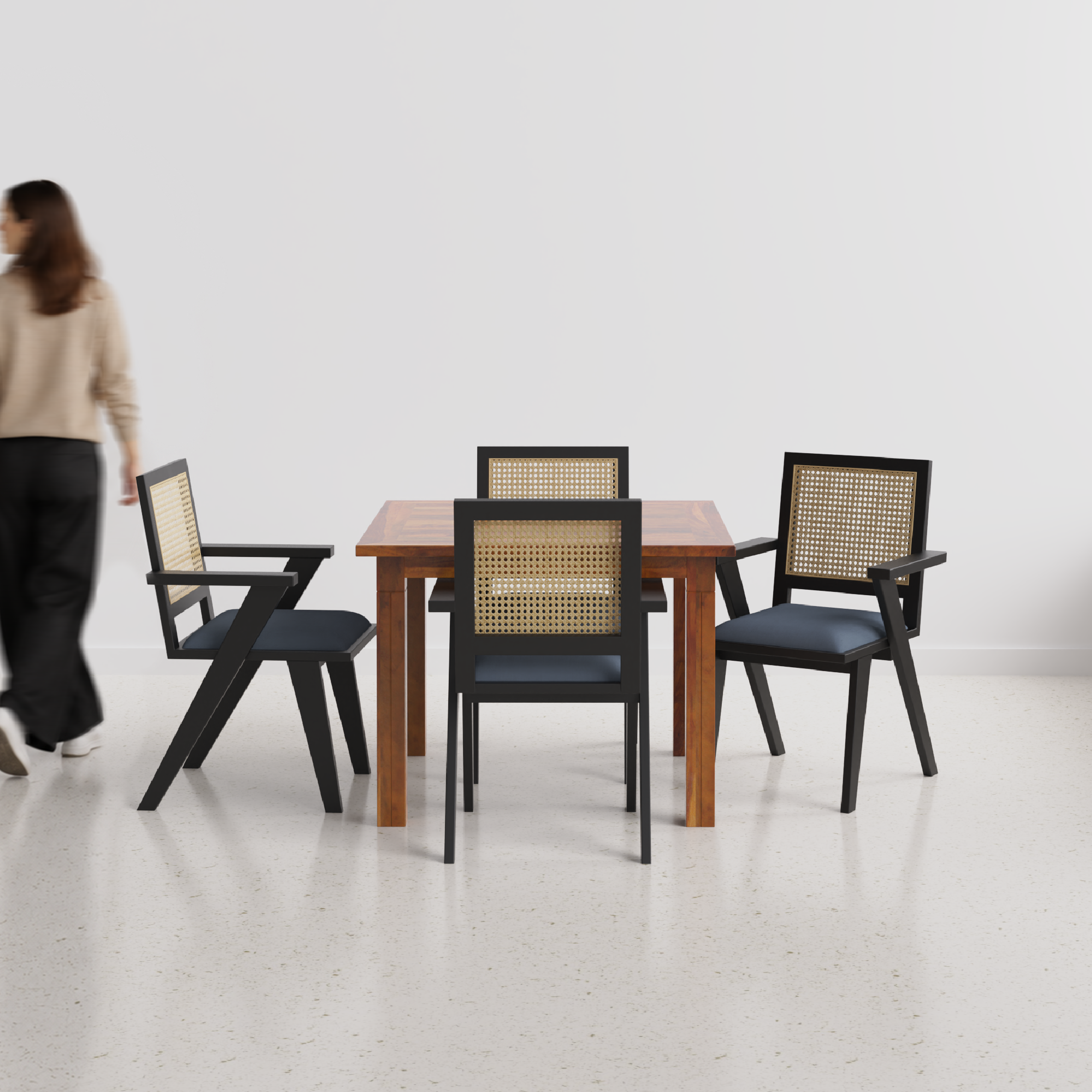 Roma-Flora-Dining-set-100cm-honey-sheesham-table-4-chairs-black-polish-on-sheesham-indigo-blue-linen-blend-fabric-C1.png