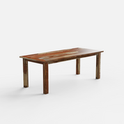Roma Luxury Dining Table - 6 - 8 Seater - 210 cm x 100 cm x 76 cm - Sheesham