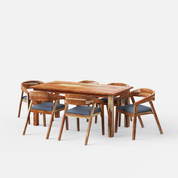 Roma Amelia Upholstered Dining Set - 4,6 & 8 Seater/All sizes