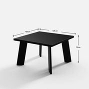 Salvador Luxury Dining Table - 4 Seater - 120 cm x 120 cm x 76 cm H - Sheesham