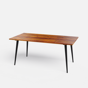 Shelly Luxury Dining Table - Large 6 Seater - 175 cm x 90 cm x 76 cm - Sheesham