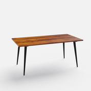 Shelly Luxury Dining Table - Large 6 Seater - 175 cm x 90 cm x 76 cm - Sheesham