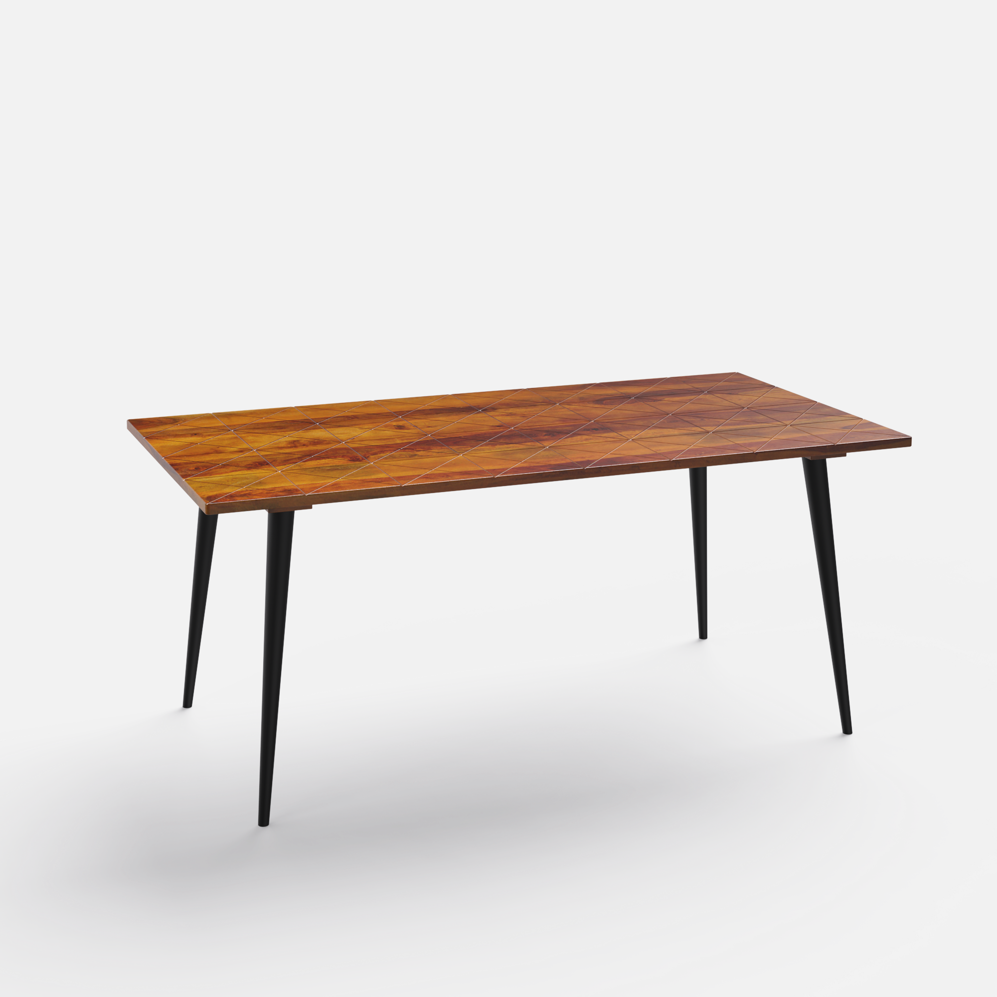 Shelly Luxury Dining Table - Large 6 Seater - 175 cm x 90 cm x 76 cm - Sheesham