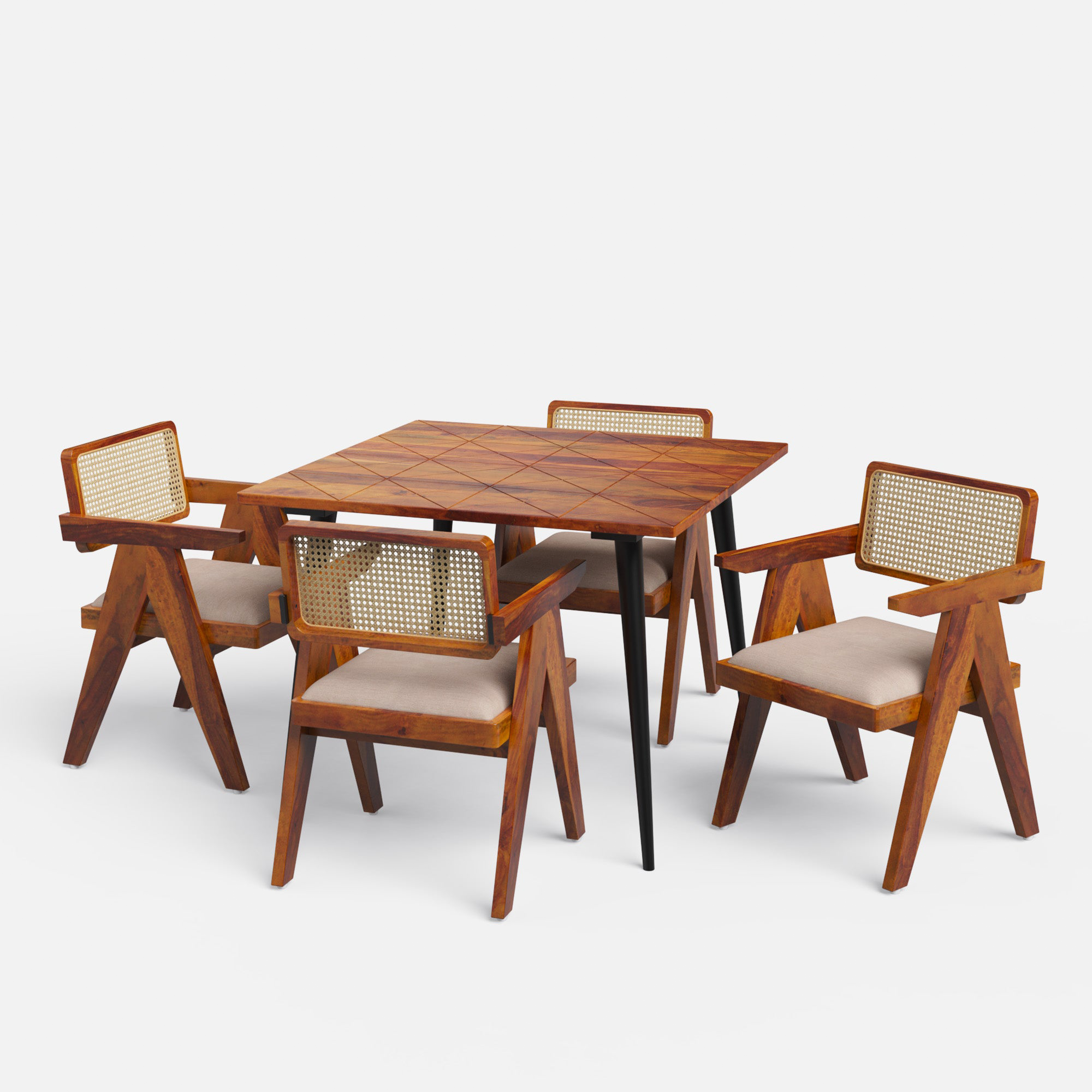 Shelly Pierre Dining Set - 2,4 & 6 Seater/ All sizes - Crafts Mill Bespoke Furniture - Dining