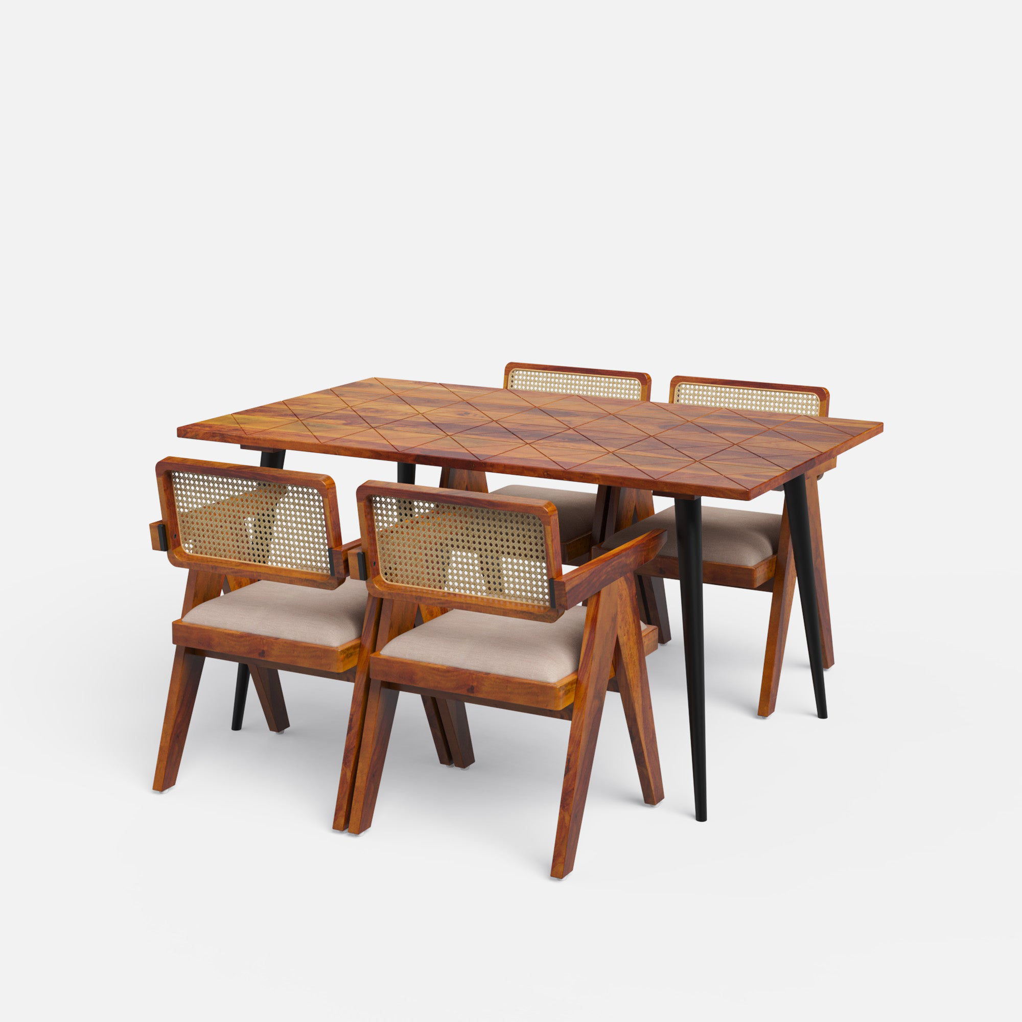 Shelly Pierre Dining Set - 2,4 & 6 Seater/ All sizes - Crafts Mill Bespoke Furniture - Dining