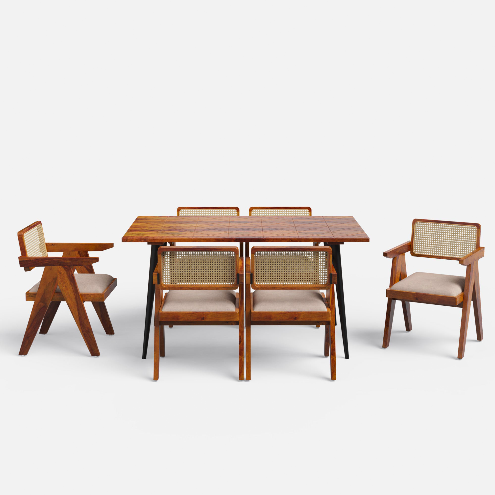 Shelly Pierre Dining Set - 2,4 & 6 Seater/ All sizes - Crafts Mill Bespoke Furniture - Dining